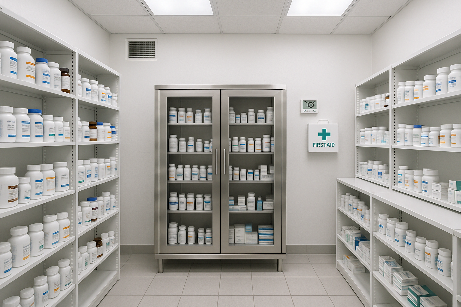 Pharmacy Security Revolution: Emergency Medicine Protection With Fingerprint Pro Online Smart Keybox